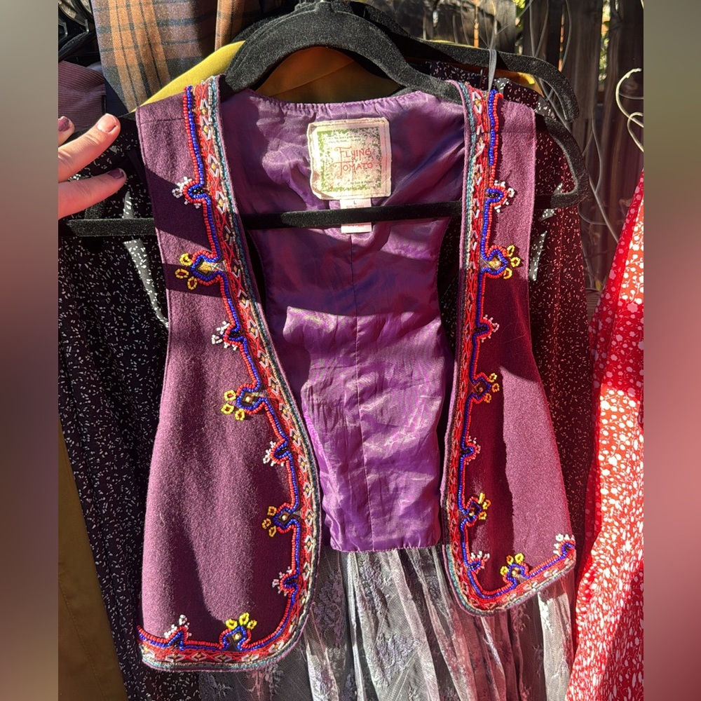 Colorful Beaded Vest
